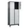 lockerkast,HxBxD 1950x800x500mm,2x3vakken,vak B 400mm,cil.-slot,voeten