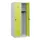 schoollocker,HxBxD 1530x600x500mm,2vak,vak B 300mm,draaigrendel