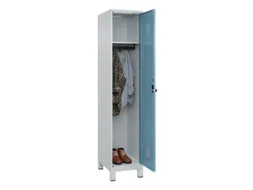 locker,HxBxD 1950x400x500mm,1vak,vak B 400mm,draaigrendel,voeten