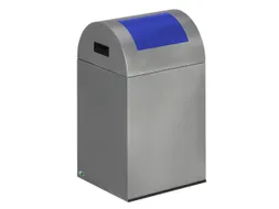 Afvalverzamelaar Zelfblussend 43 Liter 660X320X320Mm Klemring Blauw