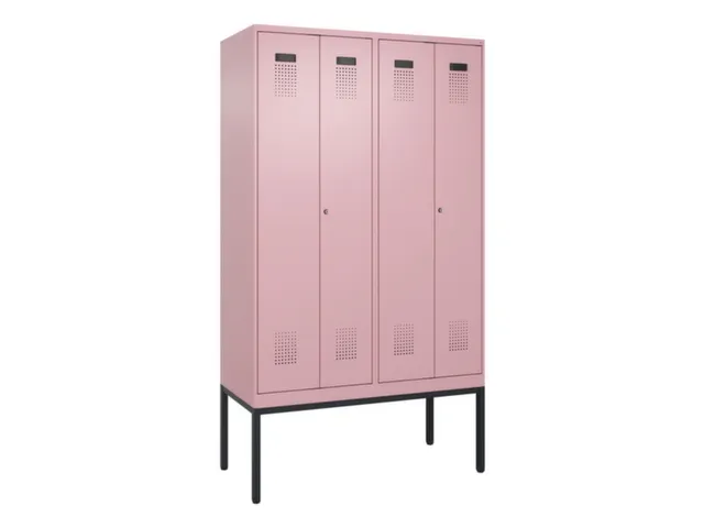 locker voor scheiding van kleding,HxBxD 2120x1200x500mm,4vak