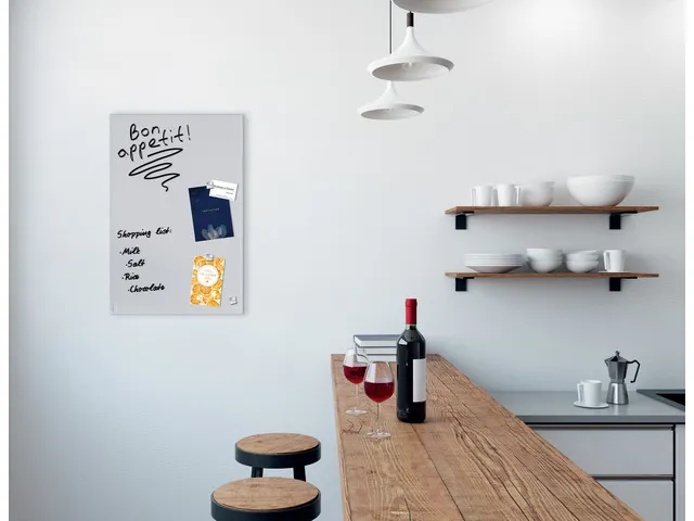 Glas Magneetbord Sigel Artverum mat lichtgrijs 60x40cm