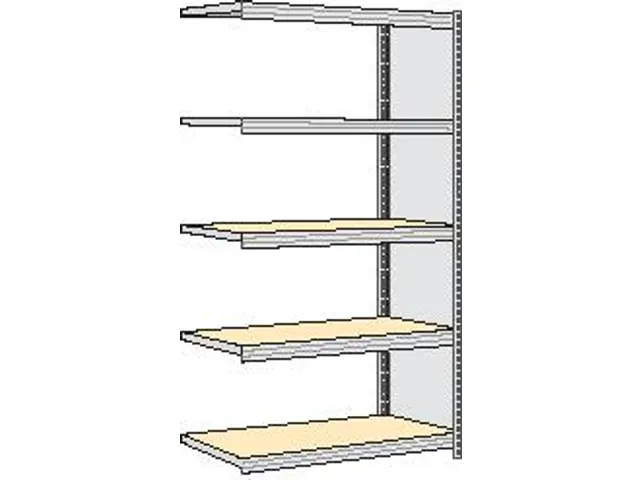 magazijnstelling,aanbouwveld,HxBxD 2000x1285x426mm,vakl. 250kg