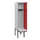 locker met bank,HxBxD 1950x400x815mm,1vak,vak B 400mm,draaigrendel