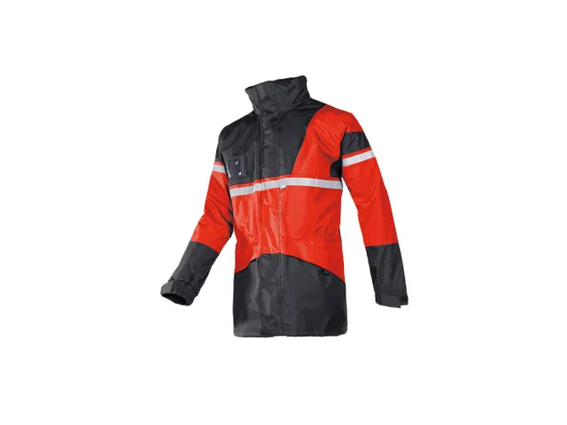 Sioen Cloverfield 288A regenjas, rood/zwart, maat 2XL, per stuk