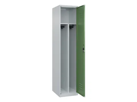 locker voor scheiding van kleding,HxBxD 1850x400x500mm,1vak