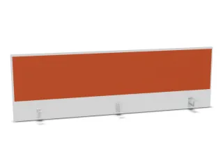opzetpaneel,v. bureau,aanbouw achter,B 1800mm,Bl-wit,BN3012-oranje - 1
