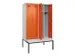 armoire vestiaire avec banc noir et blanc,HxlxP 2120x1200x815mm