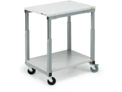 ESD-legbord voor bijzetwagen voor montagetafel BxD 1000x700mm lichtgri