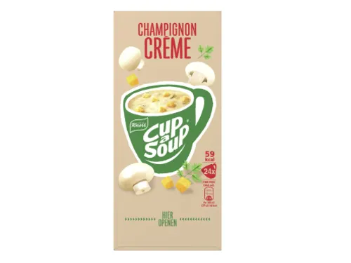 Cup a Soup Knorr champignon crème 140ml doos 24 stuks