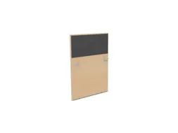 baliepaneel bureau aanbouw links NE-esdoorn BN8010-antraciet 800mm