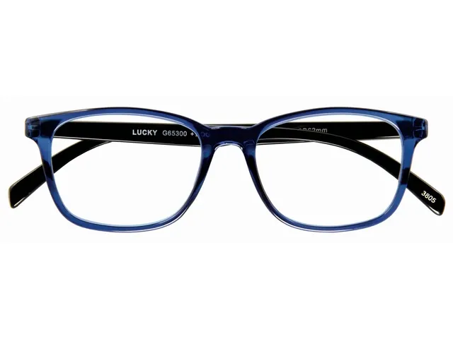 Leesbril I Need You +1.50 dpt Lucky blauw-zwart