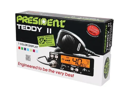 Cb-Radiostation (AM/FM) President Teddy II - 40 Kanalen