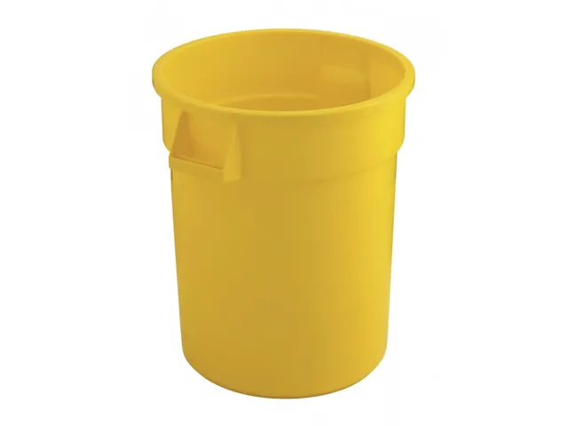 Ronde Brute Container 75.7 Liter Geel