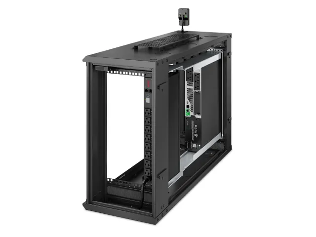 APC NetShelter WX AR106VI 6U+6U 19inch IT Wandkast met ventilatoren