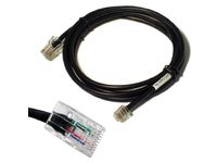 Netwerk Kabel 1.52 m RJ-12/RJ-45 voor Printer of Kassa Lade Zwart