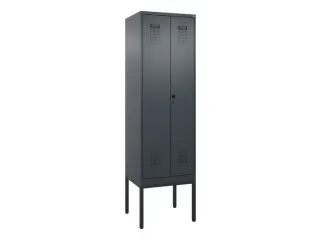 PBM-locker,HxBxD 2120x600x500mm,2vak,vak B 300mm,draaigrendel - 2