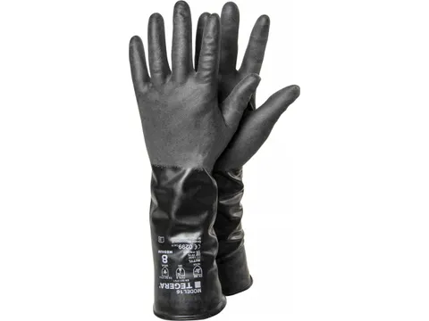 Tegera 16 butyl handschoenen, zwart, maat 7, per 10 paar