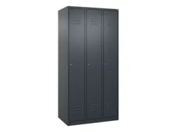 locker,HxBxD 1850x900x500mm,3vak,vak B 300mm,cil.-slot,staand op vloer