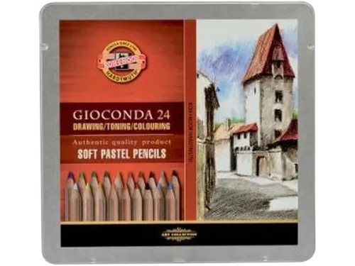 Pastelpotlood Koh-I-Noor gioconda 24 assorti