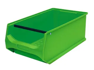 Zichtbak Grip 200x300x500mm Pp Met Draaggreep Groen - 2