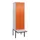 locker voor scheiding van kleding,HxBxD 2120x600x815mm,2vak