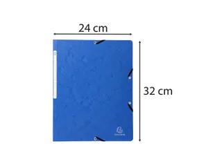Elastomap zonder klep glanskarton 400gm² A4 assorti - 16