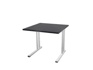 In hoogte verstelbaar bureau,HxBxD 720-840x800x800mm,CC-zwart - 2