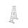 multifunctionele vouwladder,4x4,sporten,balk L 4,7m,aluminium