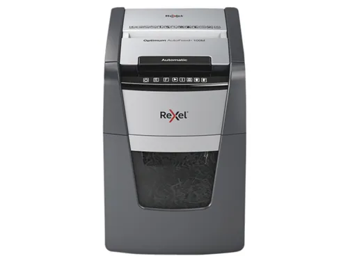 Papiervernietiger Rexel Optimum Auto+ 100M P-5 snippers 2x15mm