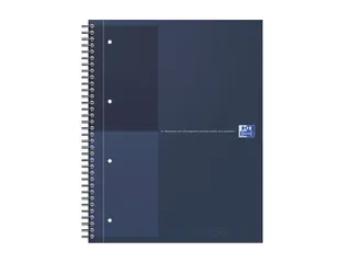 Spiraalblok Oxford International Notebook A4+ lijn Blauw - 2