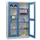 Vitrinekast Hxbxd 1950x1200x400mm Draaideuren Ral7035 Front Ral5012