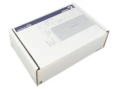 postpakketdoos 3 Raadhuis 240x170x80mm wit bedrukt 5 stuks