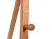 Chevalet bois dur marron clair pour tableau noir/panneau imprimé