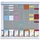 Planbord Nobo Week/uur 8 Panelen Met 24 Sleuven