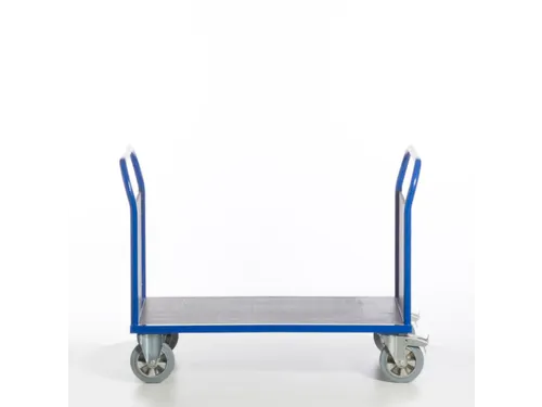 Platformwagen 1000kg Laadvlak 1200x800mm 2 Kopwanden Ral 5010