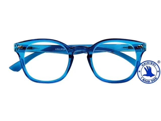 Leesbril I Need You +2.00 dpt Lollipop blauw
