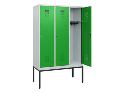 schoollocker,HxBxD 1950x1200x500mm,3vak,vak B 400mm,cil.-slot