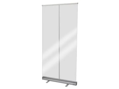 anti-speekselscherm,PET-folie,glashelder,frame aluminium