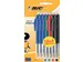Balpen Bic M10 medium assorti blister à 10+4 gratis