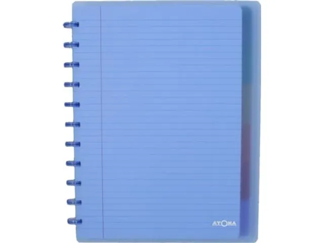 Cahier spirale A4+ 60 feuilles Ligné Couverture PP Assorti 6 intercal