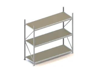 Breedvakstelling Basisveld 2200x2200x800mm 3 Houten Legborden 600kg - 1