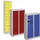 lockerkast,HxBxD 815x460x200mm,2x4vakken,RAL7035,front RAL3000