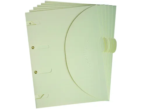 Smartfolder geperforeerde opbergmappen A4 Beige 6 stuks