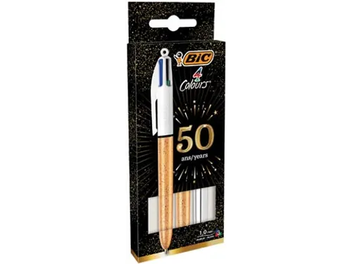 balpen 4 Colour Frozen + Shine, blister van 3 stuks