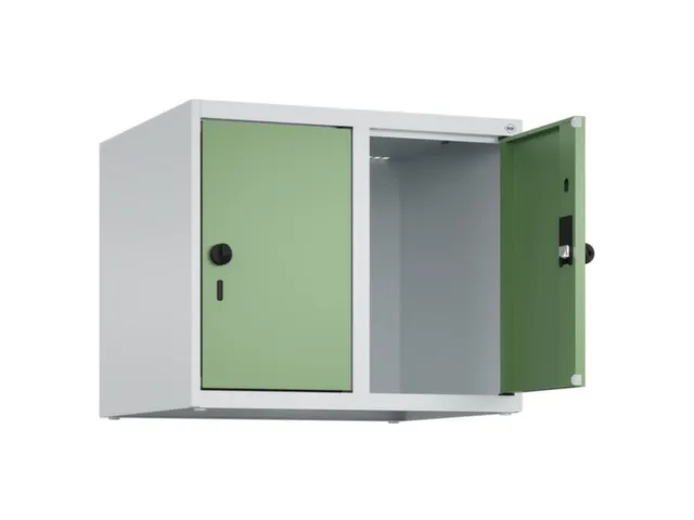 opzetkast,v. locker,2vak.,vak B 300mm,HxBxD 500x600x500mm,vleugeldeur