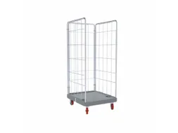RVS-rolcontainer,draagverm. 500kg,HxLxB 1760x815x724mm