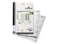 Badgemaker Inserts Gerecycled 40x75mm