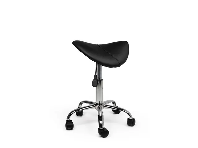 Siège amazone Office Bas roulettes dures noir