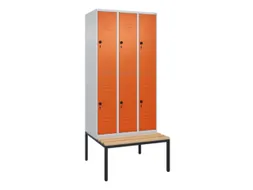 Dubbeldekse dekenkist,HxBxD 2120x900x815mm,3x2vak.,vak B 300mm